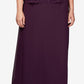 Vestido de festa feminino Alex Evenings, duas peças, corte A, roxo, tamanho 22W