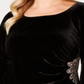 Alex Evenings Top Plus Velvet Embelezado Feminino Preto Tamanho 3X