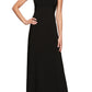 Vestido de festa feminino bordado Alex Evenings, preto, tamanho 8