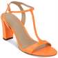 Sandálias Marc Fisher Toria T Strap Femininas Laranja Tamanho 9,5M