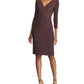 Vestido Ralph Lauren Feminino Manga 3/4 Acima do Joelho Roxo Tamanho 6 Petite