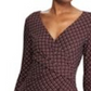 Vestido Ralph Lauren Feminino Manga 3/4 Acima do Joelho Roxo Tamanho 6 Petite