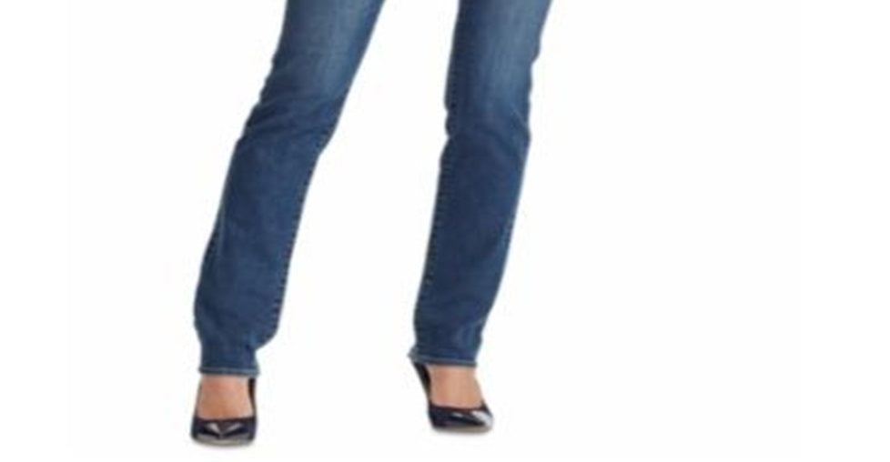 Calça Jeans Ralph Lauren Super Stretch Premier Straight Feminina Azul Tamanho 6