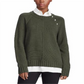 Suéter Ralph Lauren Feminino em Camadas de Algodão e Mistura Verde Tamanho X-G