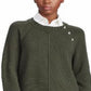 Suéter Ralph Lauren Feminino em Camadas de Algodão e Mistura Verde Tamanho X-G