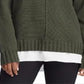 Suéter Ralph Lauren Feminino em Camadas de Algodão e Mistura Verde Tamanho X-G