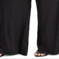 Calça listrada de smoking com lantejoulas Ralph Lauren feminina, preta, tamanho 3X