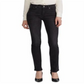 Calça Jeans Slimming Ralph Lauren Feminina Clássica Reta Cintura Média Preta Tamanho 4 Petite