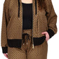 Moletom com capuz feminino Michael Kors Plus Logo, preto, tamanho 1X