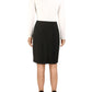 Vestido Ralph Lauren feminino, bicolor, cruzado, com decote em V, preto, tamanho 16