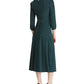 Vestido Ralph Lauren Feminino com Bolinhas e Corte A, Preto, Tamanho 6
