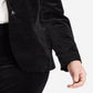 Ralph Lauren Blazer Feminino Bullion Patch Veludo Cotelê Preto Tamanho 22W