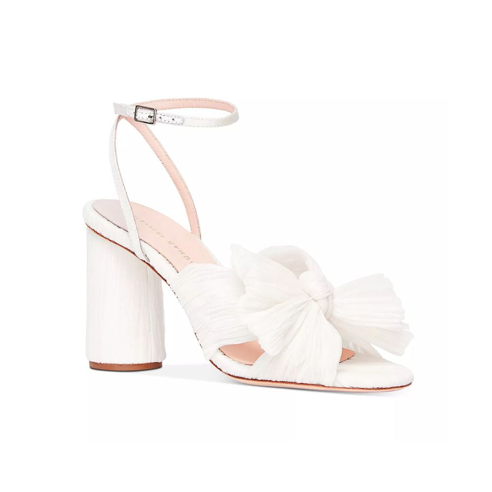 Sandália Loeffler Randall Camélia Knotted Feminina Branca Tamanho 9