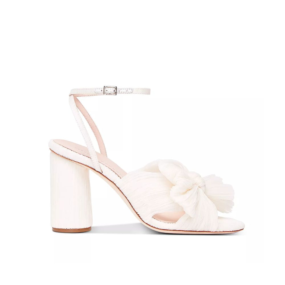Sandália Loeffler Randall Camélia Knotted Feminina Branca Tamanho 9