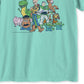 Camiseta masculina de algodão com estampa de manga curta Toy Story Andy's Gang, tamanho grande, verde
