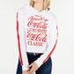 Moletom com capuz Coca-Cola Graphic Love Tribe Junior, tamanho X-G, branco