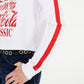 Moletom com capuz Coca-Cola Graphic Love Tribe Junior, tamanho X-G, branco