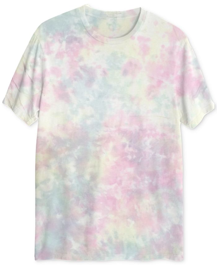 Camisa casual masculina Coca-Cola Uv Cotton Tie Dye rosa tamanho X-G