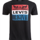 Camiseta Levi's Masculina com Logo Speckle, Preta, Tamanho XXG