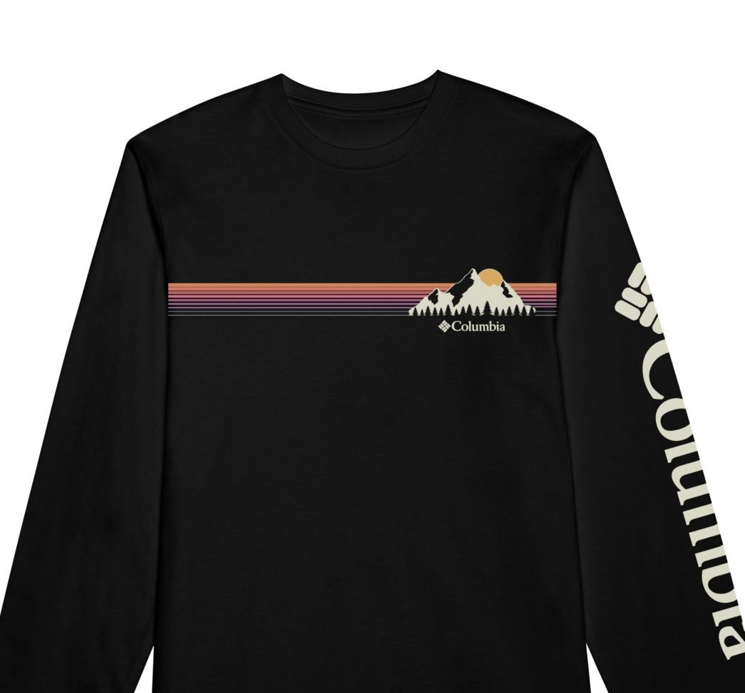 Camiseta Columbia Klay Graphic Masculina Preta Tamanho X-G