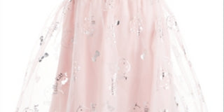 Vestido de malha com babados para meninas Hello Kitty, rosa, tamanho 5