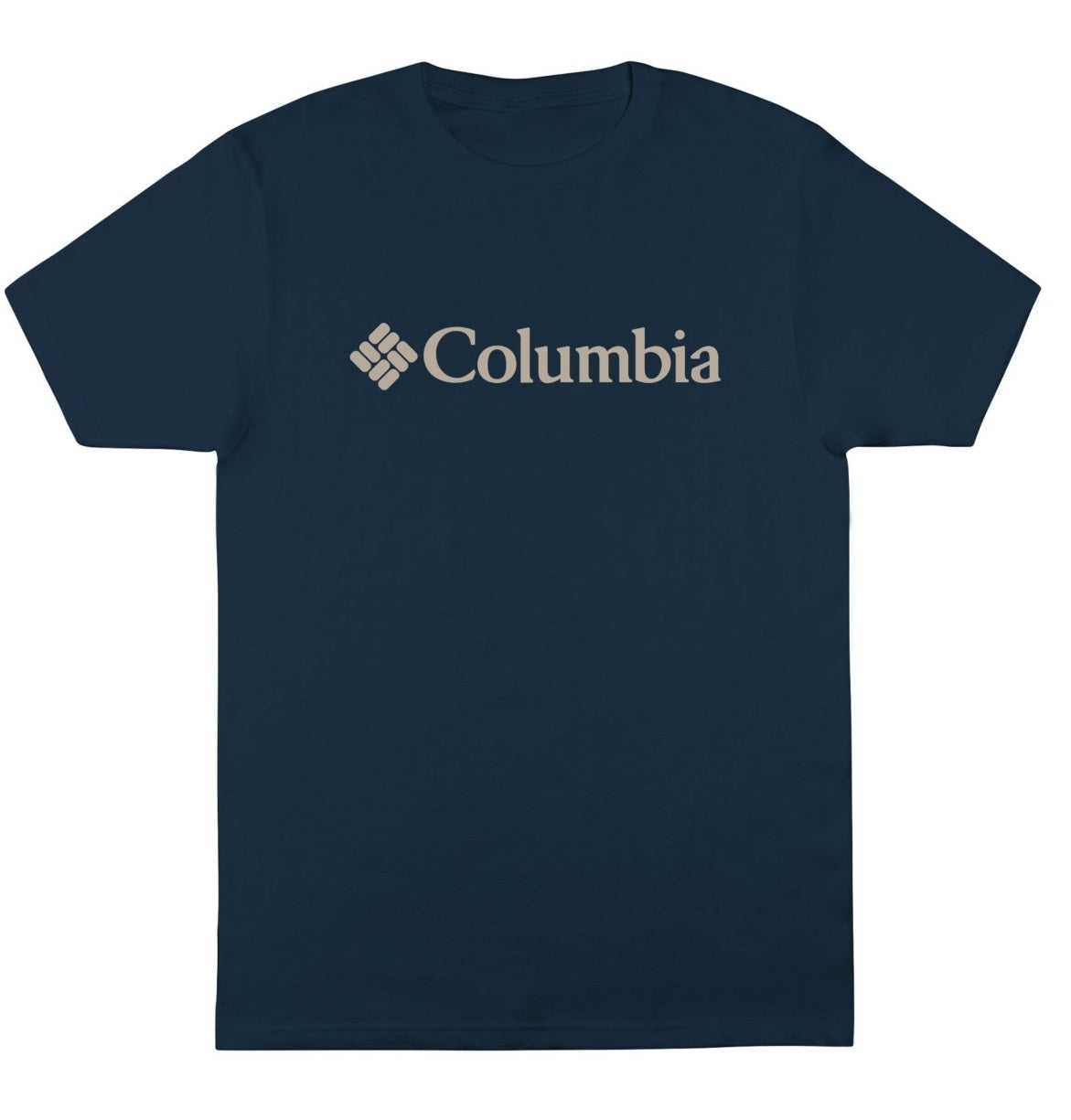 Camiseta Columbia Masculina Franchise Manga Curta Azul Tamanho Grande