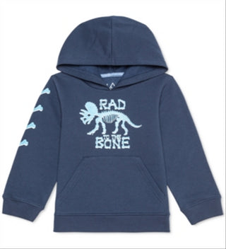 Moletom com capuz Jem Toddler Boy's Rad To The Bone, azul, tamanho 2