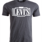 Camiseta Levi's Masculina Tracking Logo Graphic Cinza Tamanho Médio