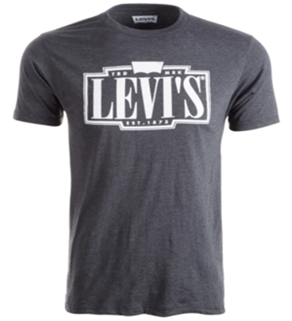 Camiseta Levi's Masculina Tracking Logo Graphic Cinza Tamanho Médio