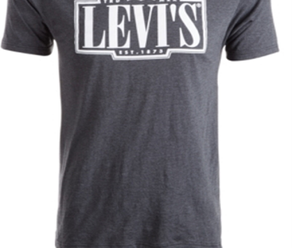 Camiseta Levi's Masculina Tracking Logo Graphic Cinza Tamanho Médio