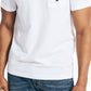 Camiseta masculina Nautica Classic Fit Solid com gola redonda e bolso, branca, tamanho XXX-G