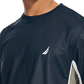Camiseta Nautica Masculina Navtech Performance Colorblock Azul Tamanho XX-G