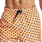 Shorts de natação masculino Nautica com estampa de concha, tamanho GG, laranja