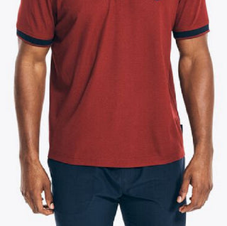 Camisa polo masculina Nautica Navtech vermelha tamanho X-Large