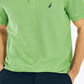 Camisa polo masculina Nautica, modelo Classic Fit, verde, tamanho grande, elaborada de forma sustentável