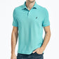 Camisa polo masculina Nautica, modelo Classic Fit, convés, azul, tamanho X-G