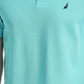 Camisa polo masculina Nautica, modelo Classic Fit, convés, azul, tamanho X-G