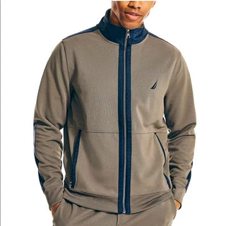 Jaqueta Nautica Navtech Track Masculina Verde Tamanho Grande