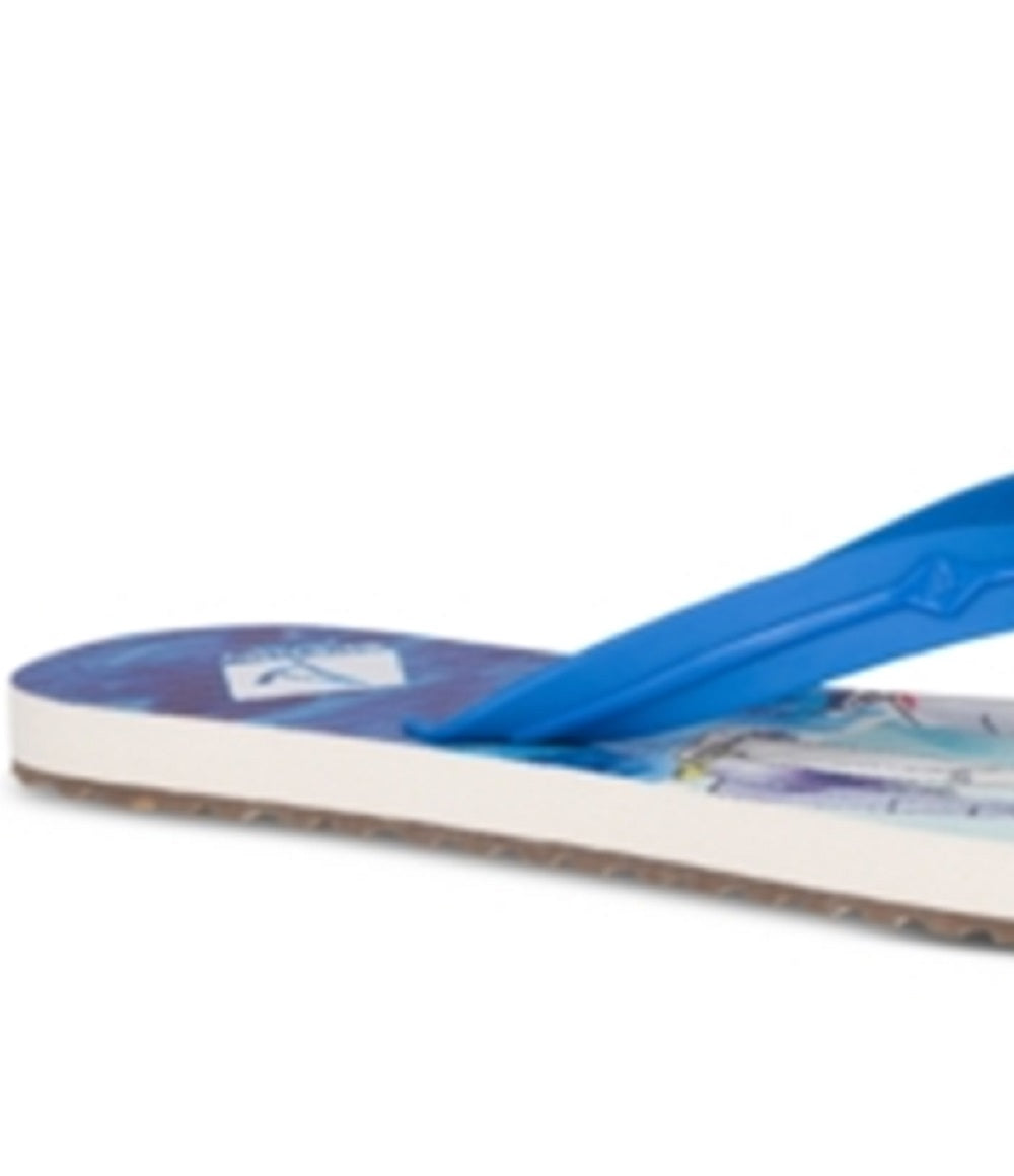 Chinelo Sperry Feminino Warf Estampado Azul Tamanho 8 M