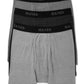 Cuecas boxer Hanes masculinas grandes e altas, pacote com 3, pretas, tamanho XXXX-G