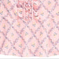 Top com babados e estampa floral Monteau Big Girl, rosa, tamanho grande