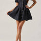 Astr - Janel Square Neck Mini Dress