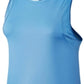 Camiseta regata Nike Dry Miler Racerback feminina, azul, tamanho pequeno