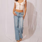 Lulus - Sienna Tie Front Top
