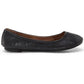 Lucky Brand Feminino 'Emmie' Flat Preto Tamanho 5,5 M
