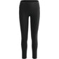 Leggings femininas Alo Airbrush 7/8 de cintura alta, pretas, tamanho extrapequeno