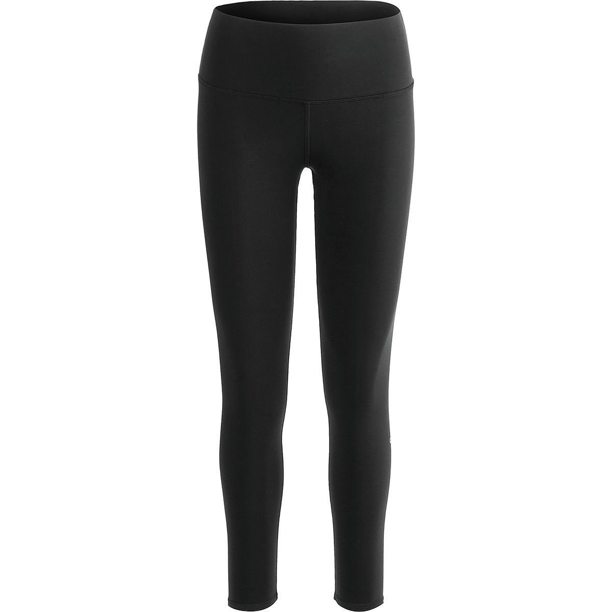 Leggings femininas Alo Airbrush 7/8 de cintura alta, pretas, tamanho extrapequeno