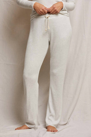 Perfectwhitetee - Leann Sweater Rib Straight Leg Pant