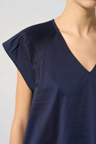 Cotelac - Blusa de algodão com decote em V