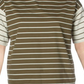 Blusa feminina de algodão Kalenka com cadarço Lauren Ralph Lauren Plus, verde, tamanho 1X